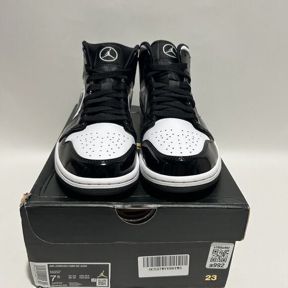 Nike Shoes Air Jordan 1 Retro Mid SE “All-Star/Carbon Fiber” 2024